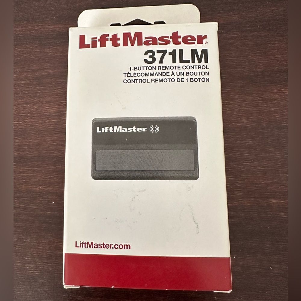 LiftMaster 371LM Security+ 1-Button Garage Door Opener and Gate  Remote Control